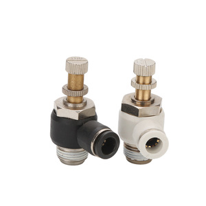 Válvula de Control Neumática de Conexión Rápida, Regulación de Velocidad SL4-M5/6-01/8-02, Válvula de Estrangulamiento con Conexión Rápida - Product Image 1