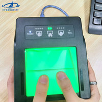 HFSecurity Bio7plus 10 Dedos 442 Identificación de huellas dactilares Registro Higiénico Registro Civil sin contacto