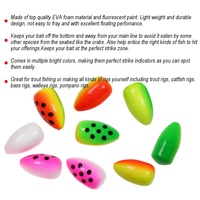 UV Bullet EVA Foam Float Bobber Für Fliegen fischen Fliegen fischen Schlag anzeige Salzwasser forellen Rigs Walleye Rigs