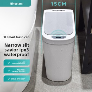 Cubo de basura con <span class=keywords><strong>sensor</strong></span> inteligente de plástico de nueva función con función impermeable, estilo elegante y fresco, ideal para el hogar y la Oficina - Product Image 4