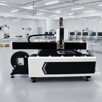 Découpeuse laser à fibre intégrée plaque et tube 1530 CNC pour tôles et tubes, machine de découpe laser pour l'industrie des structures en acier