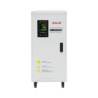 Stabilisateur de tension monophasé 15KVA, type moteur servo, régulateur de tension automatique, sortie 220V