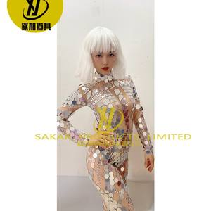 Personnalisé Future Technologie Cosplay Miroir Robes Échasses Hommes Femme Costume Spectacle Espace Scène <span class=keywords><strong>Robot</strong></span> Porter Halloween Cosplay Carnaval - Product Image 5