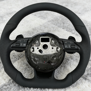 <span class=keywords><strong>Volant</strong></span> de voiture pour <span class=keywords><strong>Audi</strong></span> B8 <span class=keywords><strong>A3</strong></span> 8Y 8P 8V B9 TTS A4 B8 B8.5 A5 A6 C7 C8 4F A7 A8 Q3 Q5 S3 S5 <span class=keywords><strong>Volant</strong></span> sport en cuir - Product Image 4