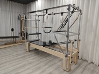 Highwind Cadillac de Pilates Professionnel Avancé avec Reformer en Bois d'Érable pour Musculation et Reformer de Pilates avec Tour Complète