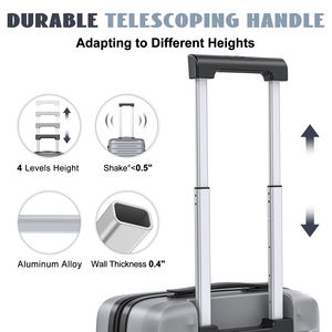 <span class=keywords><strong>Maleta</strong></span> de Viaje Rígida de 20 Pulgadas con Logotipo Personalizado, Unisex, con Ruedas Giratorias y Candado, Fabricada con Materiales ABS, en Oferta - Product Image 2