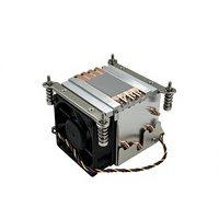 Refroidisseur d'air pour processeur haute performance 160W LGA1700 2U 6025 4 broches PWM 6800RPM avec ventilateur, caloduc en aluminium, dissipateur thermique personnalisé usine CE RoHS