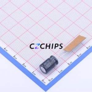 Condensador Electrolítico de Aluminio de Orificio Pasante 6.3YXJ1000MT78X11.5, D8xL11.5mm, 1000uF, 20%, 6.3V, 480mA-120Hz - Product Image 2