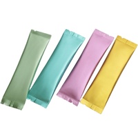 Resealable Plastic Silver Obaque Instant Coffee Packaging Sachet