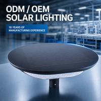 Lámpara Solar para Jardín de 1300LM con Chips LED, Batería de Litio de 40Ah, Resistente a la Lluvia, 3-4 Días de Autonomía para Patio de Villa