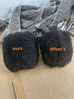 Cheveux Humains Chinois 100% Afro Crépus En Vrac Micro Tresses Locs Trame Unique Cheveux Remy 8-18 Pouces 30g/50g Boule de Cheveux Naturels