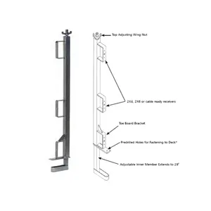 Safety Guard Rail Post Halterung, Guard Rail Post Halterung, Guard Rail Post