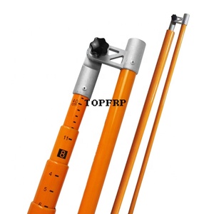 Varilla telescópica de 15 pies y 20 pies para medir la altura de carga en camiones, remolques y vehículos - Product Image 2