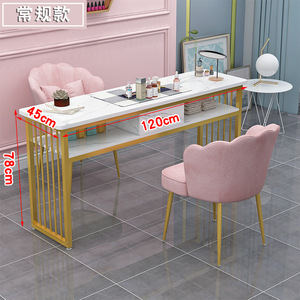 Modern Black <b>Nail</b> Salon Art <b>Table</b> Chair Set Iron Frame Glass Top Manicure <b>Tables</b> Furniture <b>Table</b> for Professional Manicure - Product Image 6