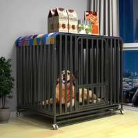 Cage pour chien en fer de qualité supérieure au meilleur prix, enclos durable pour animaux de compagnie, cage spacieuse pour chiens de petite, moyenne et grande taille