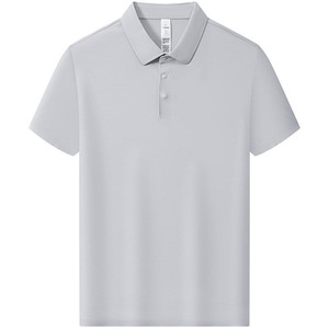 Custom Made Polo Shirt Solid Color Nylon Short Sleeve Daily Wear Promotional Clothing - Product Image 2