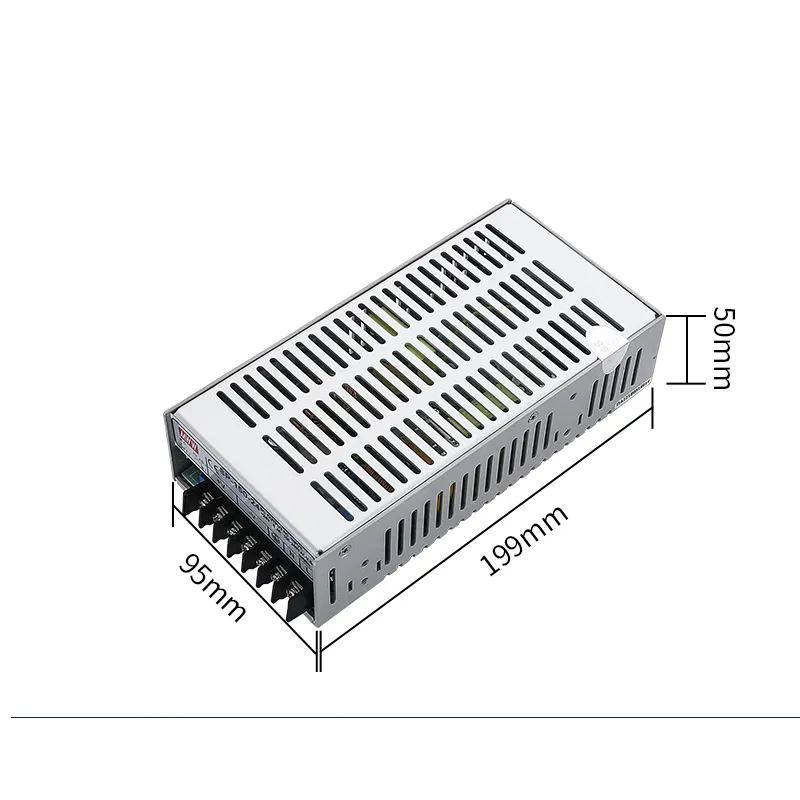 Fuente de alimentación de 150W 24V 6.3A con función PFC de entrada de CA y salida de CC