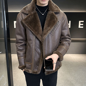 <span class=keywords><strong>2025</strong></span> mùa đông chính đẩy Phong cách: bạc màu xanh chồn cộng với kích thước áo khoác da Áo khoác - Product Image 2