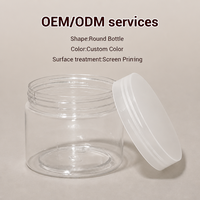 Boîtes de collation transparentes de grand diamètre personnalisées de haute qualité boîtes de crème boîtes en plastique alimentaire