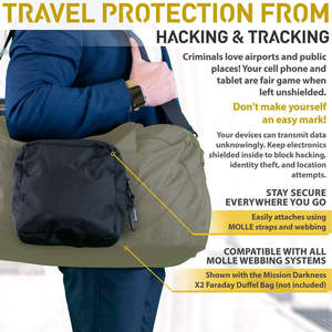 नायलॉन कस्टम सामरिक ग्रेड कार कुंजी बैग आरएफ सिग्नल अवरुद्ध लाइनर मोंडल वेबबिंग सिस्टम उपयोगिता फरडे पाउच - Product Image 6