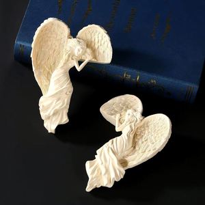 Elegante Estatua de Alas de Ángel de Resina para Decoración del Hogar, Adorno Único para Sala de Estar y Regalos de Boda - Product Image 1