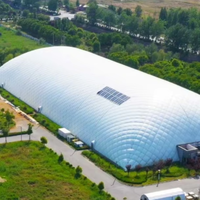 Dôme pneumatique à grande portée, salle de sport toutes saisons pour l'entraînement et les événements en intérieur