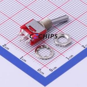 2MS1T1B1M1QES-5 Toggle Switch Through hole Component (THT) Switch Single Pole Double Throw 8.13mm 5.08mm 23.63mm - Product Image 2