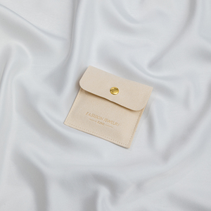Ensemble de colis cadeaux en microfibre imprimés sur mesure pour bijoux, comprenant une boîte et une pochette - Product Image 2