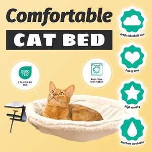 Personalizada Popular patrón sólido gato Mesa cama <span class=keywords><strong>hamaca</strong></span> <span class=keywords><strong>nido</strong></span> Oficina ordenador libro escritorio soporte <span class=keywords><strong>colgante</strong></span> viaje para gatos - Product Image 5