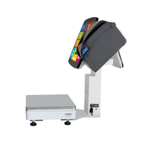 Balance tactile POS Zhong Ji TS3 15 pouces avec caméra IA, capacité de pesée de 15 kg et imprimante 58 mm intégrée