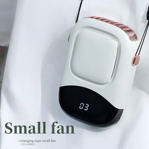 Affichage numérique LED, peut être accroché à la taille, équipé d'une corde de suspension, petit ventilateur portable à porter à la taille - Product Image 2