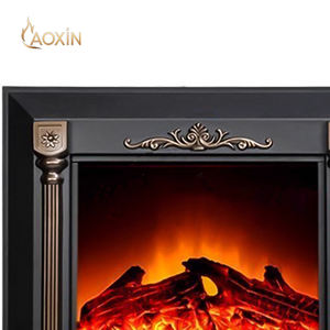 <span class=keywords><strong>Chimenea</strong></span> <span class=keywords><strong>eléctrica</strong></span> de estilo europeo/americano hecha a medida con elemento de hogar decorativo de llama simulada elemento de calefacción integrado - Product Image 4