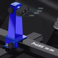 Soporte Ajustable para PCB Proskit SN-390 con Rotación de 360 Grados, Abrazadera para Placas de Circuito Impreso, Herramientas de Reparación de Componentes Electrónicos