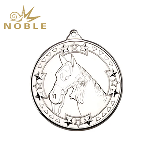 Noble Bronze Tri Star Cheval Médaille Bronze Personnalisé En Alliage <span class=keywords><strong>De</strong></span> Zinc Métal Prix Médailles <span class=keywords><strong>De</strong></span> <span class=keywords><strong>Course</strong></span> <span class=keywords><strong>De</strong></span> <span class=keywords><strong>Chevaux</strong></span> Équestres Avec Ruban - Product Image 3