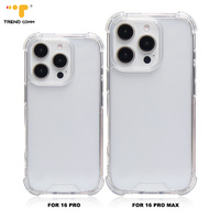 Produit le plus vendu en 2026 Étui de téléphone en TPU PC pour iPhone 16 PRO MAX pour Xiaomi Protection de coque arrière de téléphone antichoc