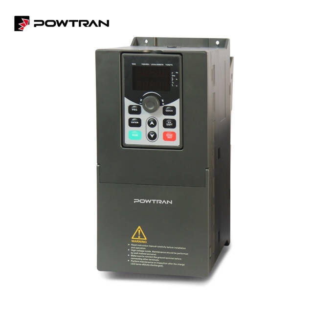 Powtran High-Tech 7.5KW 15KW 22KW VFD Variable Frequency Inverter for Motor LED Display 220V 380V 480V