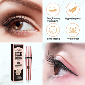 Máscara de Pestañas de Fibra de Seda 4D ALIVER, Resistente al Agua, Alargadora y Voluminizadora, 24 Horas de Larga Duración, Logotipo Personalizado, Fábrica de Maquillaje - Product Image 2