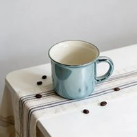 Vente en gros Tasse de galvanoplastie Tasse de sublimation Tasse à café dégradée personnalisée Tasse en céramique avec impression par sublimation