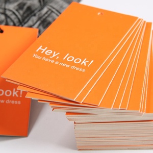 Sinh Thái tái chế giấy tag Matt cán màu xám tag với nhựa Fastener - Product Image 4