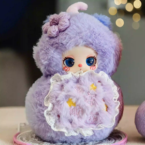 Ornamento decorazione da tavolo peluche alla moda figura regalo <span class=keywords><strong>Lila</strong></span> piccola zucca Fulu Qimeng scatola cieca di peluche - Product Image 6