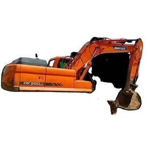 รถขุดตีนตะขาบ Doosan DX260 มือสอง ขนาด 26 ตัน จากเกาหลีใต้ สภาพดี ได้รับการรับรองมาตรฐาน CE พร้อมหัวต่อแบบ Quick Coupler และปั๊มไฮดรอลิก KYB - Product Image 1