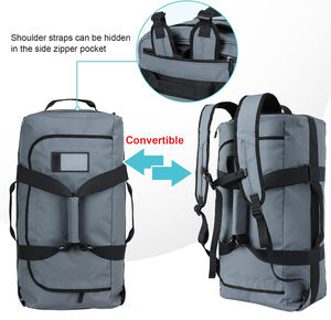 <span class=keywords><strong>Sac</strong></span> de sport personnalisé pour homme, <span class=keywords><strong>sac</strong></span> de voyage imperméable 60L/90L, grand <span class=keywords><strong>sac</strong></span> à dos de voyage convertible et robuste, <span class=keywords><strong>sac</strong></span> de sport - Product Image 3