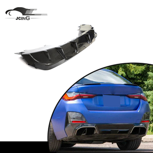 Difusor de Parachoques Trasero de Fibra de Carbono REAL para <span class=keywords><strong>BMW</strong></span> I4 <span class=keywords><strong>M50</strong></span> M Sport 2022 en Adelante - Product Image 1
