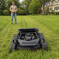 Tondeuse à gazon télécommandée à moteur thermique, zéro-turn, pour jardin et ferme, livraison gratuite, en promotion