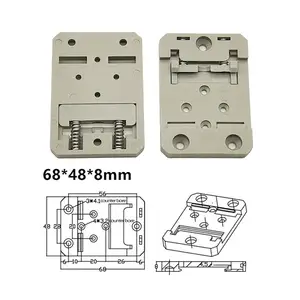 20mm 35mm 48mm Width Universal Guide Rail Installation Buckle Plastic Din Rail Mounting Clip