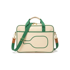 Sac de raquette de pickleball Heritage Canvas pour 2 raquettes, en coton et polyester, avec logo personnalisé, vente en gros, sac de raquette de tennis et de padel - Product Image 1
