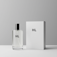 Mini bouteille de parfum en verre de luxe personnalisable 10ml 15ml 30ml 50ml 100ml vide avec vaporisateur coloré personnalisé et boîte