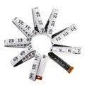 <b>White</b> Yin Yang Soft Leather Sewing Ruler 1500mm Metric Automatic Blade Return Plastic Measuring <b>Tape</b> For Crafting - Product Image 5
