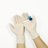 Gants en poudre bon marché Heartmed Medica Malaisie Gants d'examen en latex lisses