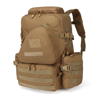 गुंगझोउ पुरुषों के आकस्मिक खेल डफेल जिम यात्रा बैग काले जलरोधी सामरिक बैकपैक के साथ जिपर बंद - Product Image 4